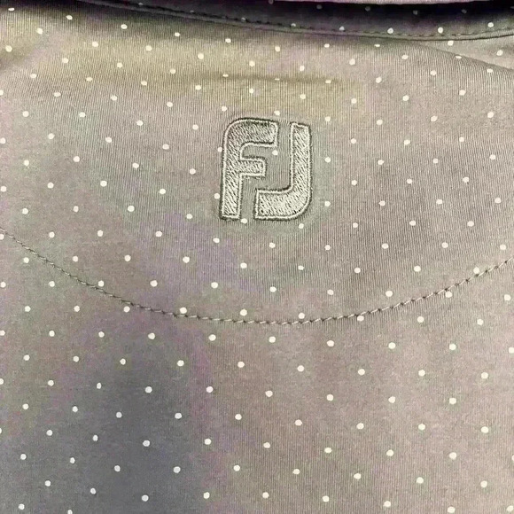 FootJoy Button Shirt Ladies Large Detailed Siding Active Golf Pickleball Tennis - Picture 7 of 10
